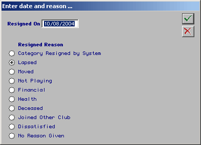 resign reason